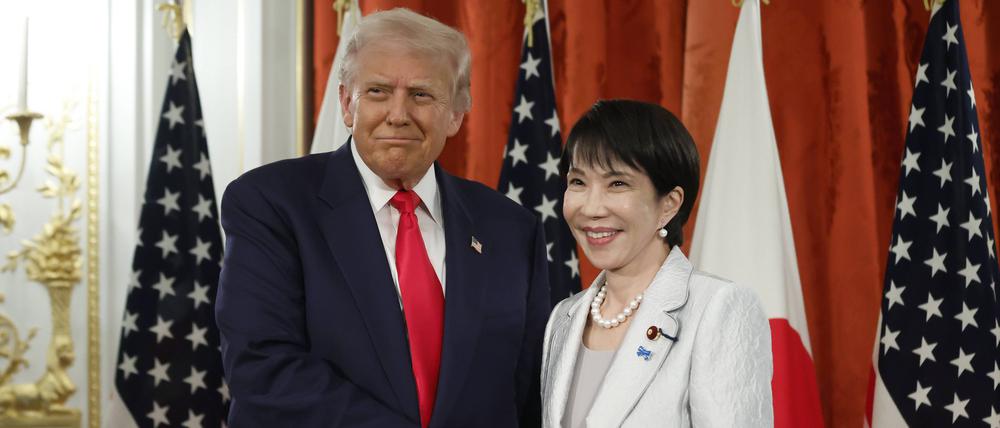 Donald Trump und Sanae Takaichi