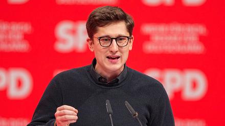 Philipp Türmer (SPD), Juso Bundesvorsitzender, prangert Bürgergeld-Reform an.