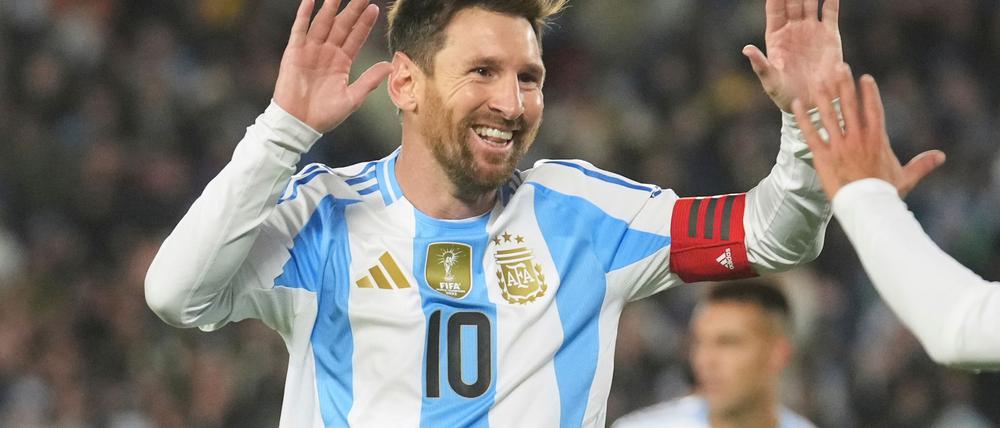 Lionel Messi könnte auch bei der nächsten WM wieder für Argentinien spielen. (Archivbild)