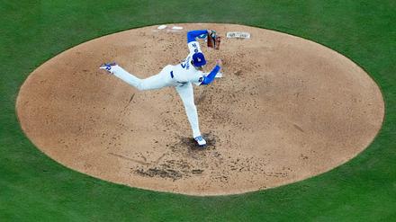Die Los Angeles Dodgers um Pitcher Shohei Ohtani lieferten sich mit Toronto ein langes Duell. (Archivbild)