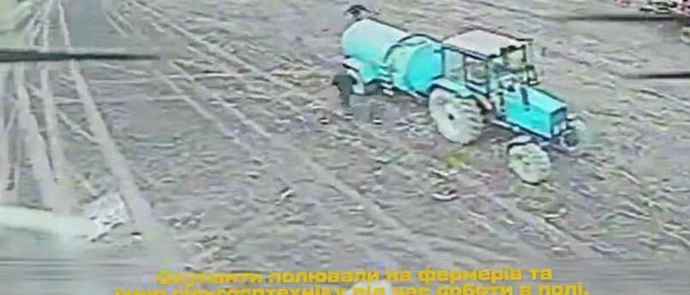 Ein Screenshot aus dem auf dem Azov-Telegram-Kanal geposteten Video. 