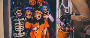 Süßes oder Saaaauuuuures: Dabei mögen kostümierte Kinder Zitronen gar nicht so sehr.