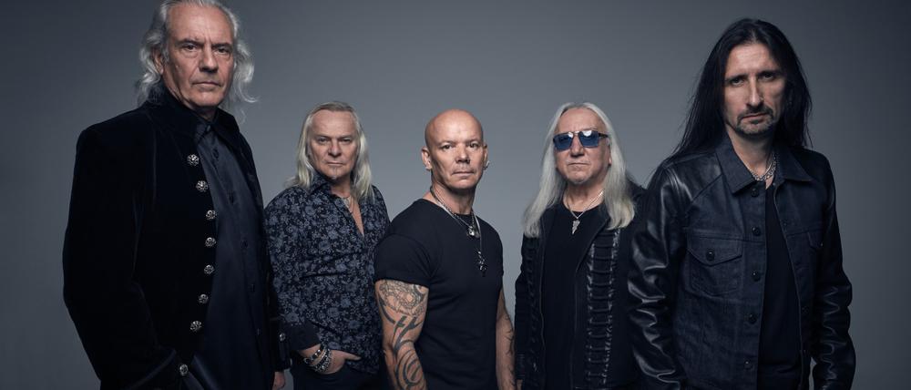 Einer kam durch: Uriah Heep mit dem einzigen verbliebenen Gründungsmitglied Mick Box (2. von rechts).