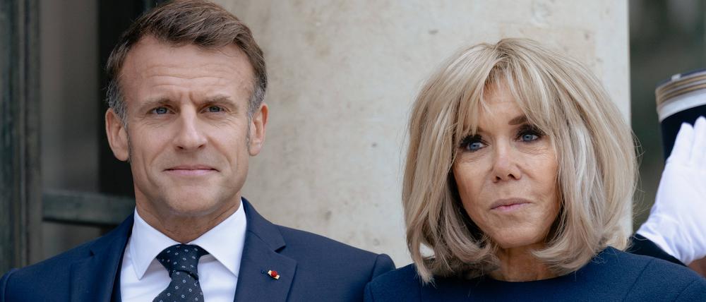 Brigitte Macron wird seit Jahren in den Sozialen Medien verleumdet.
