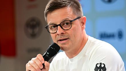 Olaf Tabor, Vorstand Leistungssport beim DOSB, ist mit dem Entwurf für ein Sportfördergesetz nicht zufrieden. (Archivbild)