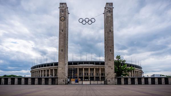 Blick auf das Olympiastadion