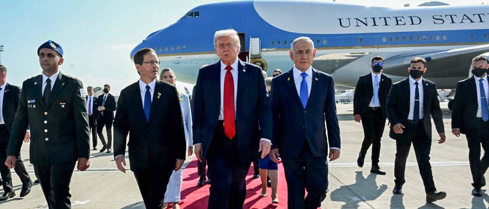Donald Trump in Israel.
