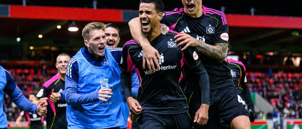 Ausgerechnet Robert Glatzel: Der zuletzt kaum berücksichtigte HSV-Stürmer schoss das Tor des Abends.