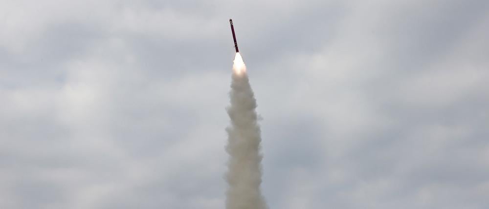 Kurz vor dem Trump-Besuch in Südkorea testet Nordkorea mehrere Marschflugkörper.