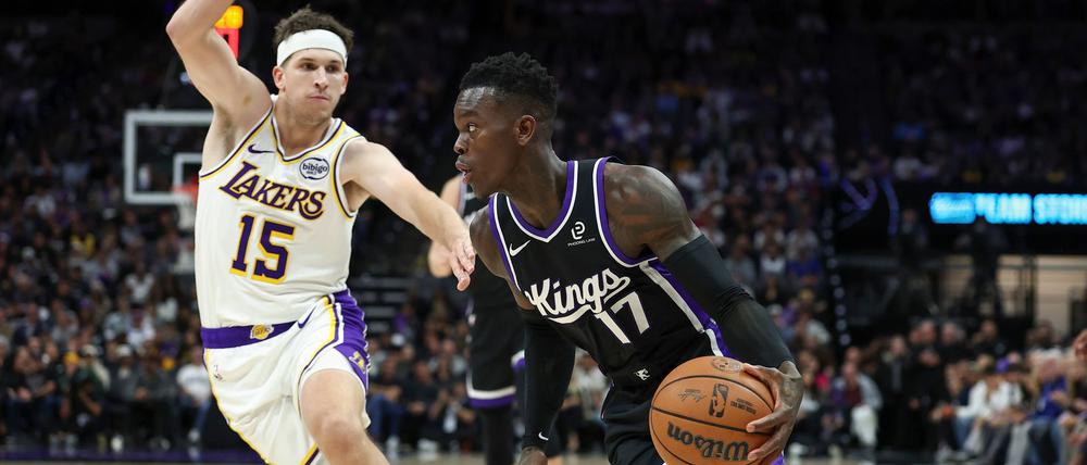 Schröder (rechts) ist zuversichtlich für die Saison bei den Sacramento Kings. (Archivfoto)