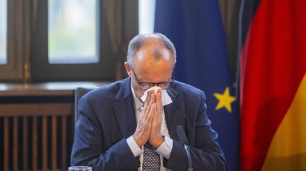 Antrittsbesuch von Bundeskanzler Friedrich Merz im Freistaat Sachsen (Symbolbild)