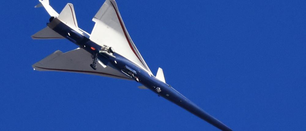 Der experimentelle Überschalljet X-59.