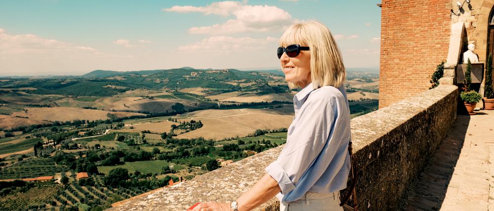 Ausblick von Montepulciano.