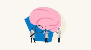 Mediziner begutachten ein Gehirn (Illustration). Das Geschlecht prägt auch psychische Erkrankungen. 