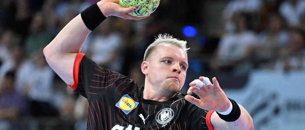 Justus Fischer fällt für die Länderspiele der DHB-Auswahl gegen Island aus. (Archivbild)