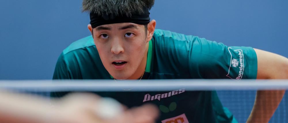 Tischtennis-Nationalspieler Dang Qiu.