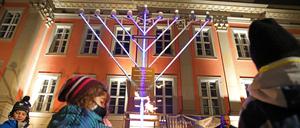 Chanukka-Fest wird in der Synagogengemeinde Potsdam gefeiert.