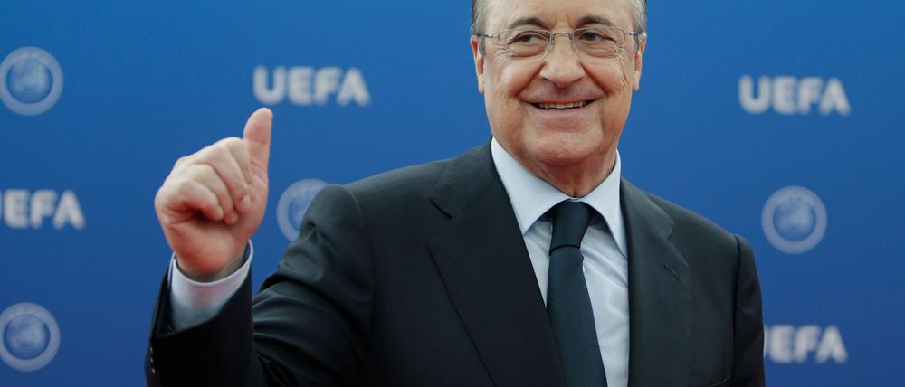 Nach einem weiteren juristischen Erfolg im Streit mit der UEFA um die Super League will Real Madrid unter Club-Präsident Florentino Perez Schadensersatz geltend machen.