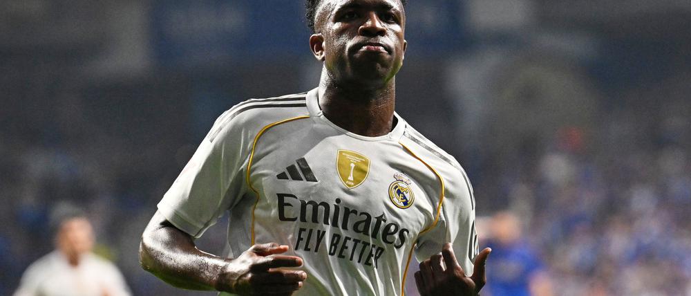 Vinicius Junior sorgt in Madrid für Wirbel. (Archivbild)