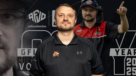 Michael Vogt, Trainer der Potsdam Royals, wird von der German Football League und dem American Football Verband Deutschland zum Trainer des Jahres 2025 ernannt. Vogt hat das Team zum dritten Mal in Folge zur deutschen Meisterschaft geführt.