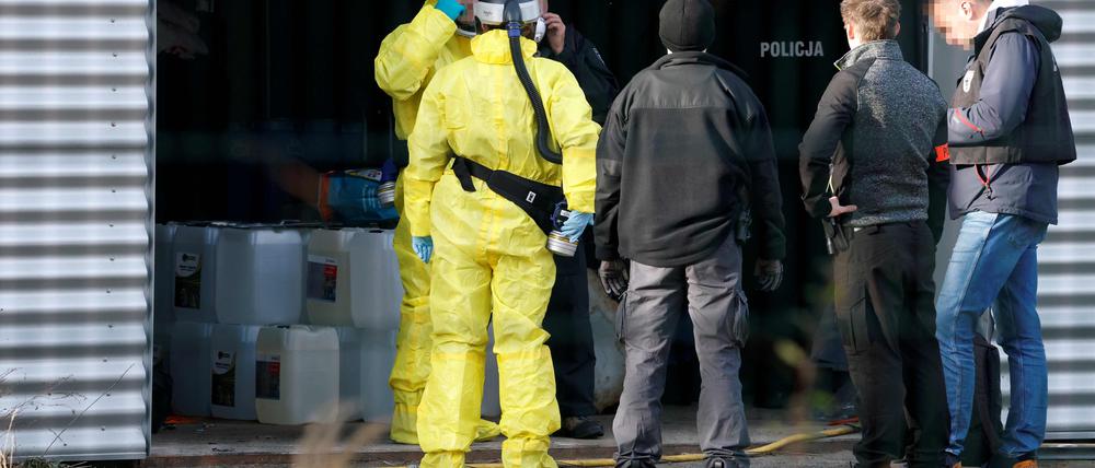 Der Einsatz im brandenburgischen Nauen.