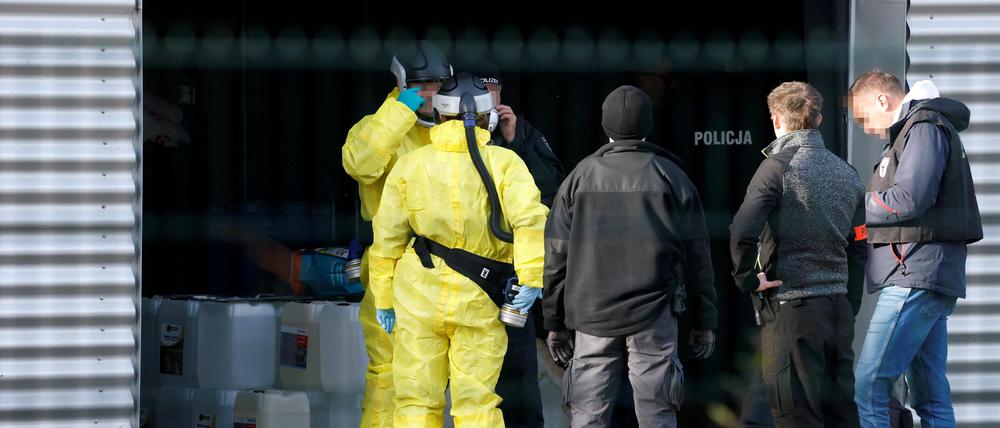 Der Einsatz im brandenburgischen Nauen.