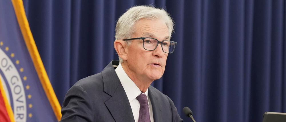 Die US-Notenbank Federal Reserve hat erneut den Leitzins gesenkt. (Archivfoto)