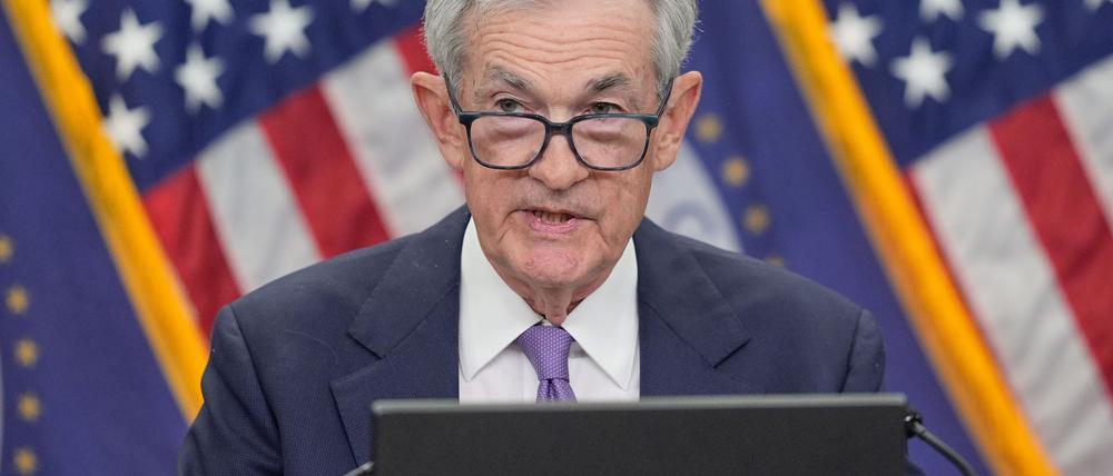 Hält KI nicht für eine Blase: Fed-Chef Powell.