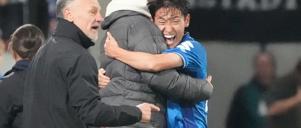 Der Darmstädter Hiroki Akiyama leitete das Darmstädter Torfestival gegen Schalke ein.
