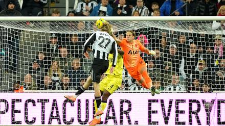 Nick Woltemade erzielte im Liga-Cup das 2:0 für Newcastle gegen Tottenham.