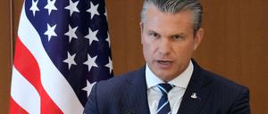 US-Verteidigungsminister Pete Hegseth.