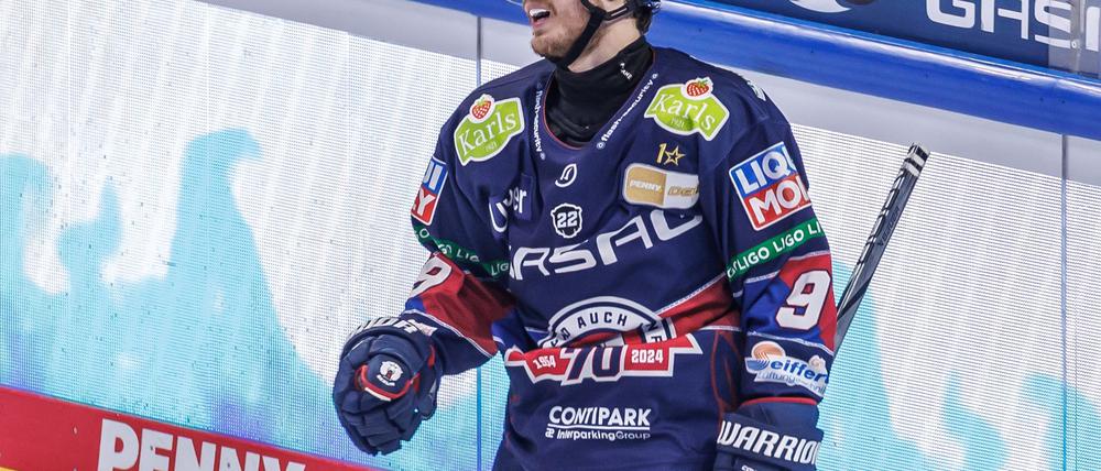 Angreifer Ty Ronning erzielte den Siegtreffer der Eisbären Berlin gegen die Adler Mannheim. (Archivbild)