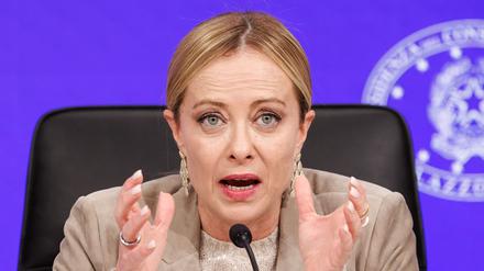 Italiens rechte Ministerpräsidentin Giorgia Meloni treibt den Umbau der Justiz voran. (Archivbild)