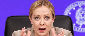 Italiens rechte Ministerpräsidentin Giorgia Meloni treibt den Umbau der Justiz voran. (Archivbild)