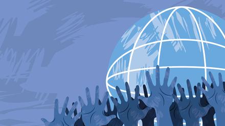 global human rights celebration, concept