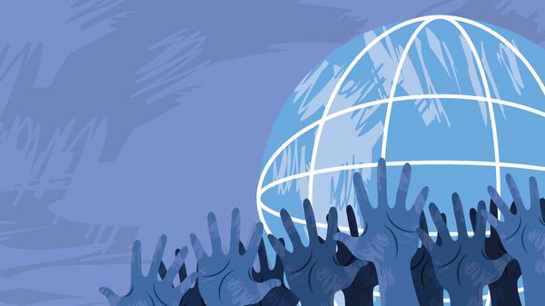 global human rights celebration, concept