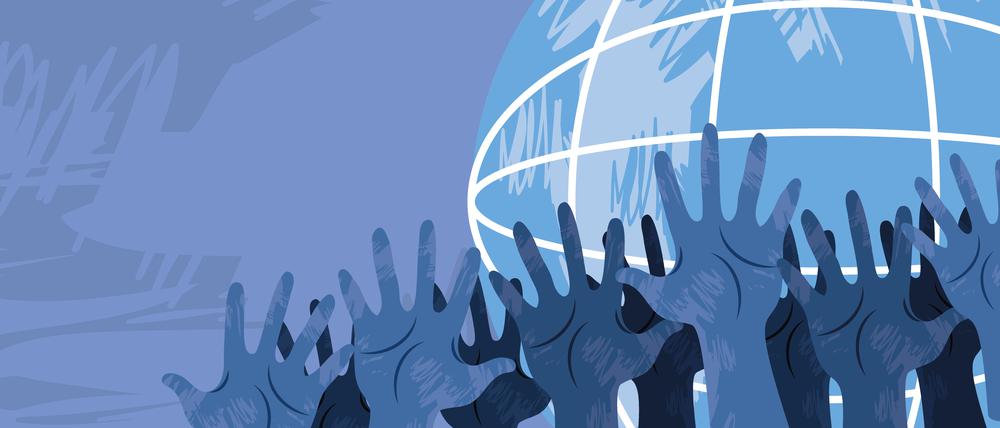 global human rights celebration, concept