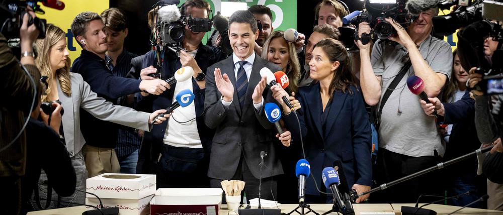 Wahlsieger Rob Jetten prägte einen anderen Tonfall im Wahlkampf. 