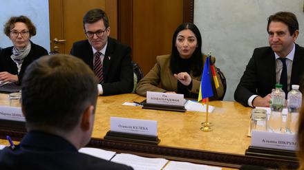 Entwicklungsministerin Reem Alabali Radovan reiste nach Kiew.