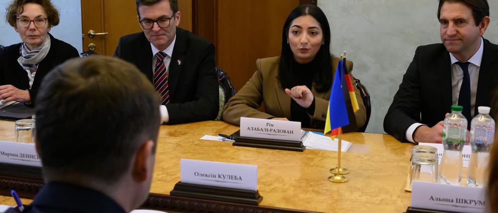 Entwicklungsministerin Reem Alabali Radovan reiste nach Kiew.