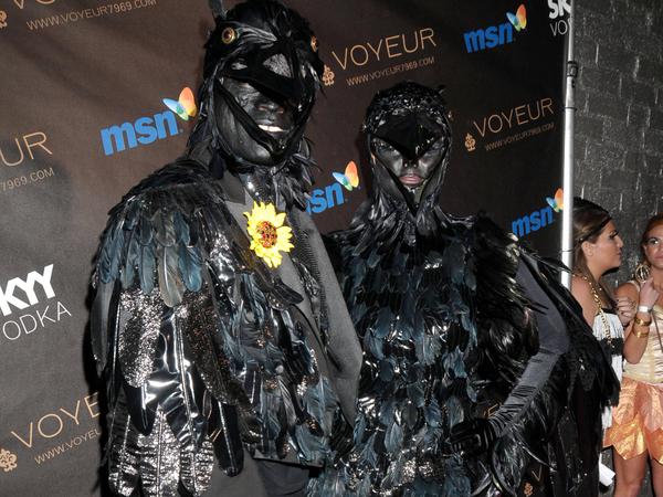 Seal and Heidi Klum at her 10th Annual Halloween Party at The Voyeur in Los Angeles - 31 October 2009 FAM27165 Copyright: x FAMOUSx 67911011