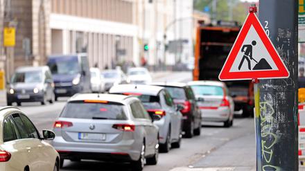Auf Potsdams Straßen wird gebaut (Symbolfoto).
