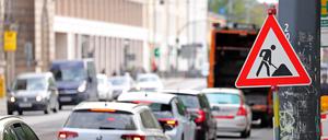 Auf Potsdams Straßen wird gebaut (Symbolfoto).