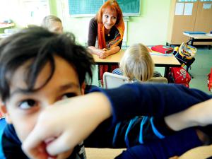 Szenen der Zille-Grundschule.