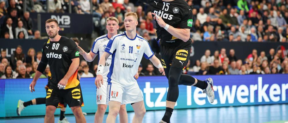 Juri Knorr zeigt gegen Island die beste Leistung seit langem.