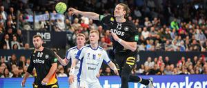 Juri Knorr traf gegen Island insgesamt neunmal.