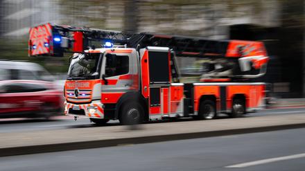 Feuerwehr im Einsatz in Brandenburg (Symbolbild)