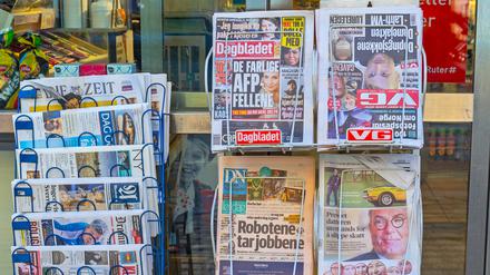 Vor allem bei den Älteren beliebt: Tageszeitungen in Norwegen.