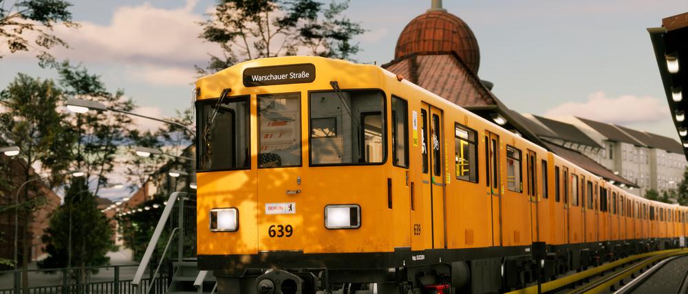 Halt am Schlesischen Tor: Beim Spiel „SubwaySim 2“ kann jeder und jede zum U-Bahn-Fahrer oder zur U-Bahn-Fahrerin werden.