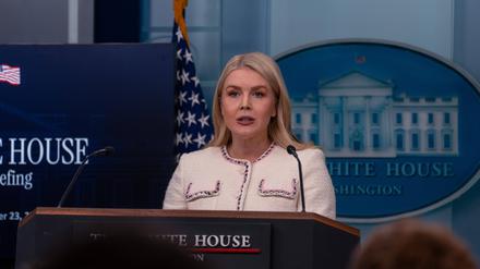 US-Regierungssprecherin Karoline Leavitt.